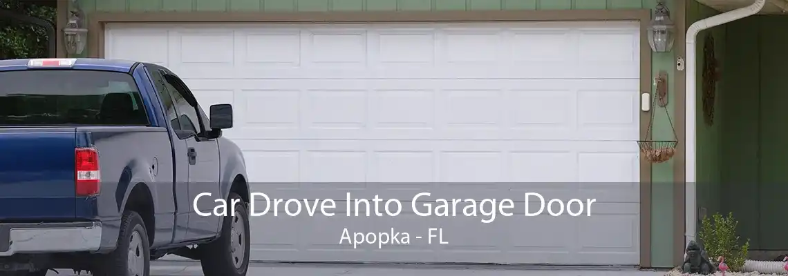 Car Drove Into Garage Door Apopka - FL